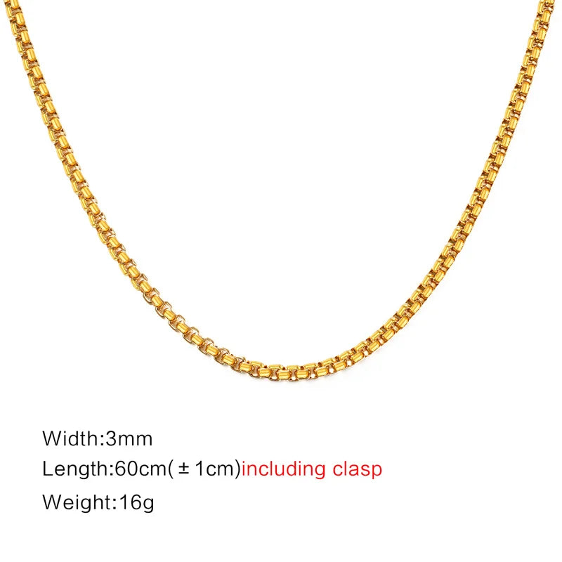 PENDRA Link 3Mm Chain Necklace