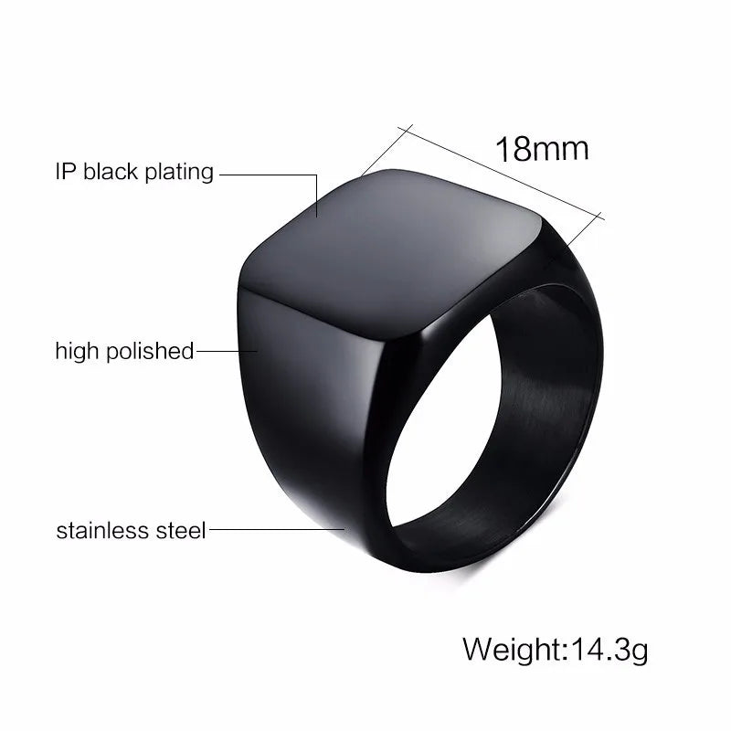 PENDRA MONOGRAM BIKER FANCY Steel Ring