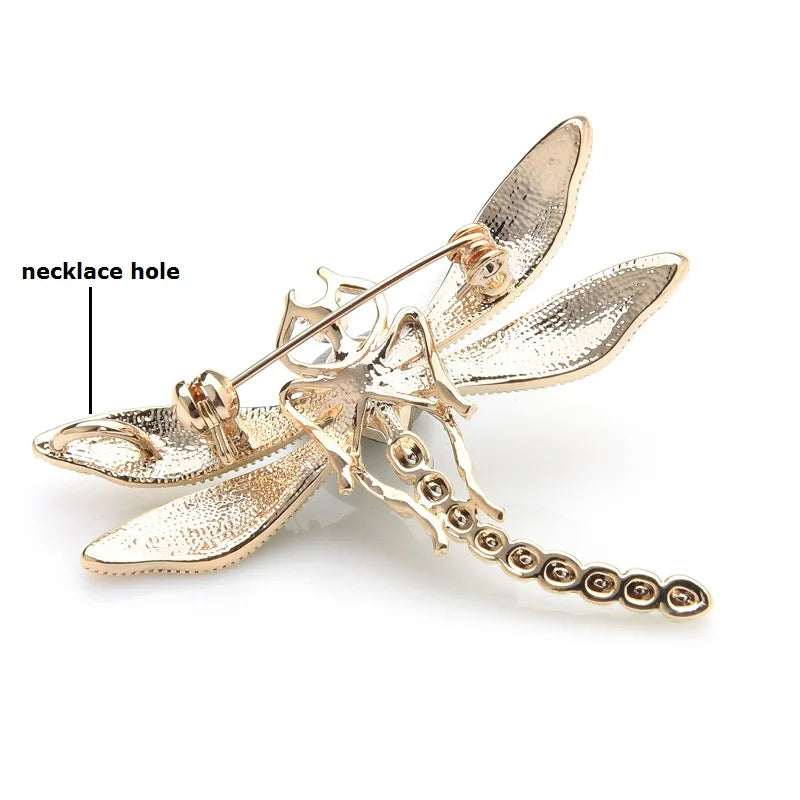 PENDRA Celestine Crystal Brooch