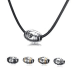 PENDRA Braided Black Beaded Necklace