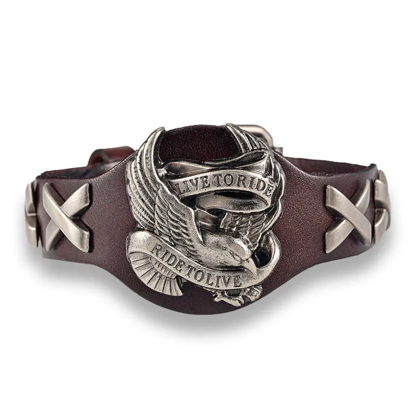 PENDRA Eagle Classic Skull Bracelet