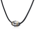 PENDRA Braided Black Beaded Necklace