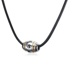 PENDRA Braided Black Beaded Necklace