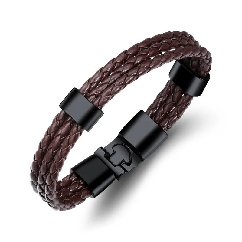 PENDRA Bobo Black Leather Bracelet