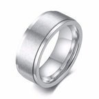PENDRA Spinner Wedding Steel Ring