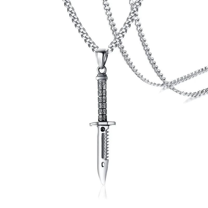 PENDRA Dagger Sword Pendant Necklace