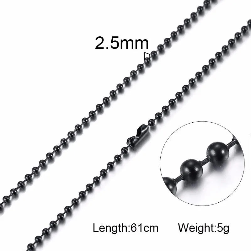 Men Chain Necklace for Men Women Stainless Steel Wheat Cuba Snake Box Link Necklaces 2-6MM Wide