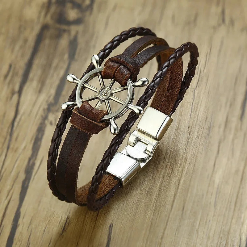 PENDRA Corselle Braided Leather Bracelet