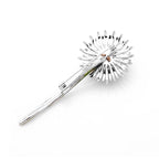 PENDRA Dandelia Green Enamel Dandelion Brooch