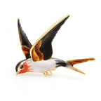 PENDRA Flying Swallow Enamel Bird Brooch