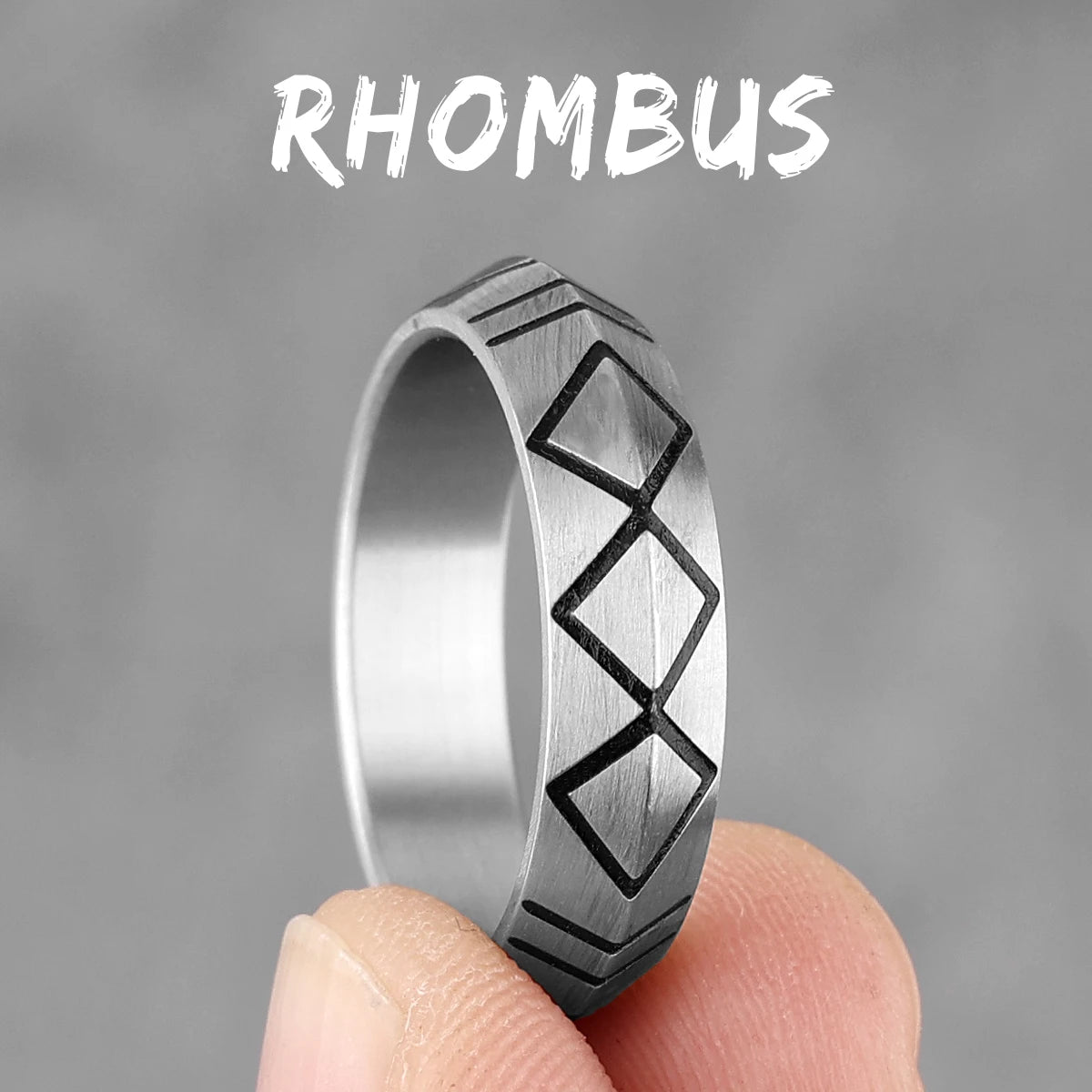 PENDRA Minimalist Stripe Boyfriend Steel Ring
