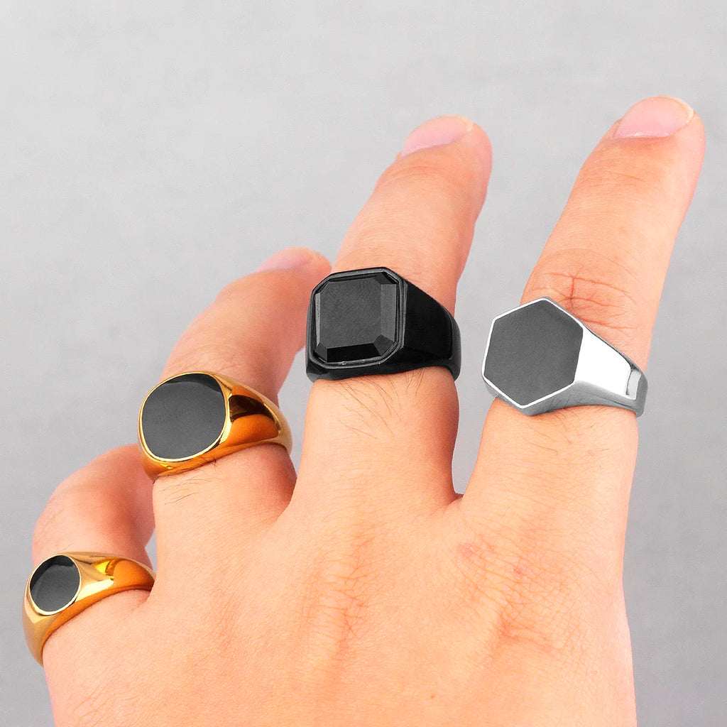 PENDRA Glue Smaller Boyfriend Steel Ring