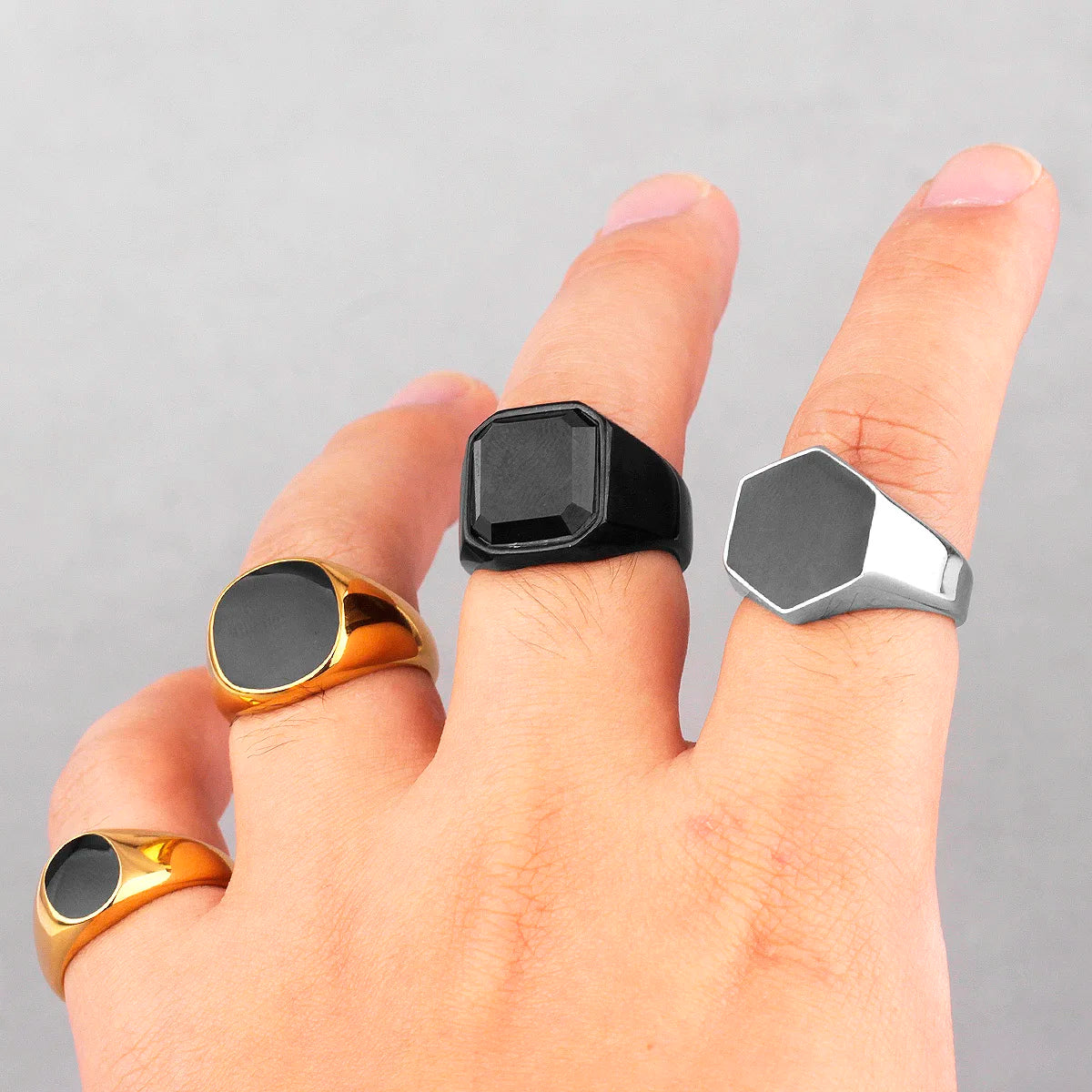PENDRA Glue Smaller Boyfriend Steel Ring