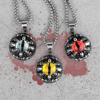 PENDRA Demon Cthulhu Eye Steel Necklace