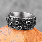 PENDRA Lunar Surface Moon Steel Ring