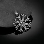 PENDRA Rune Compass Vegvisir Necklace
