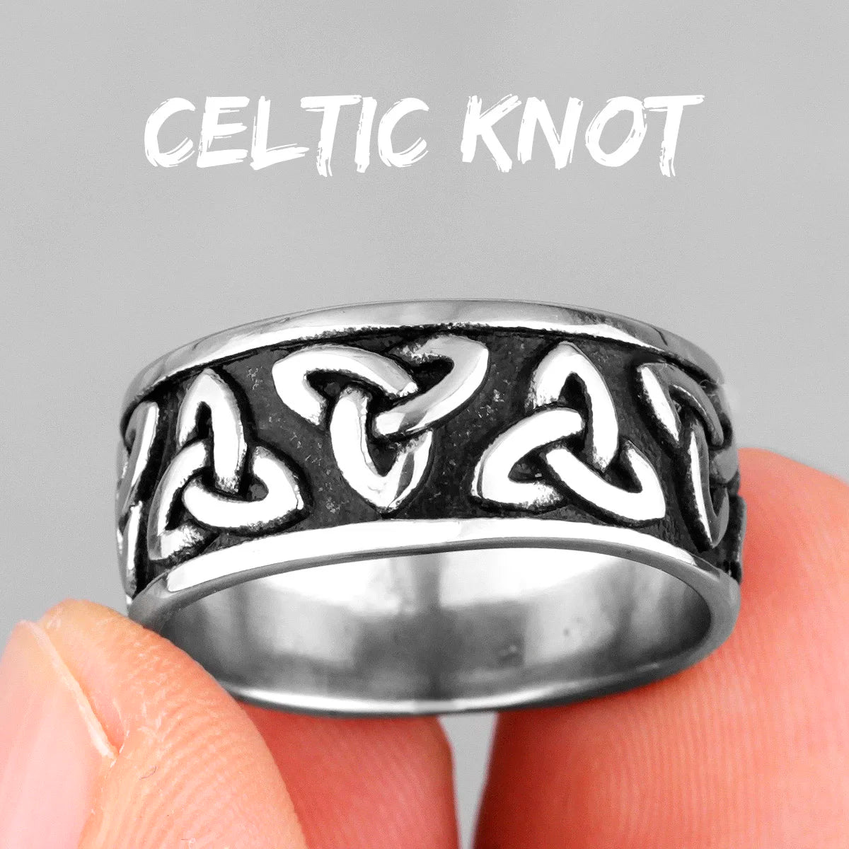 PENDRA Celtic Knot Weave Ring