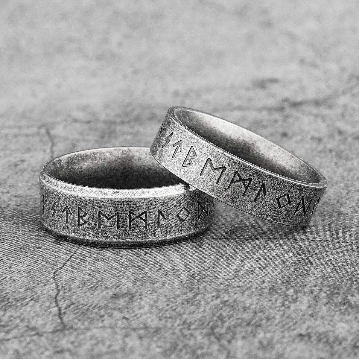 PENDRA Symbol Boyfriend Biker Steel Ring
