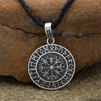 PENDRA Rune Compass Helmet Necklace