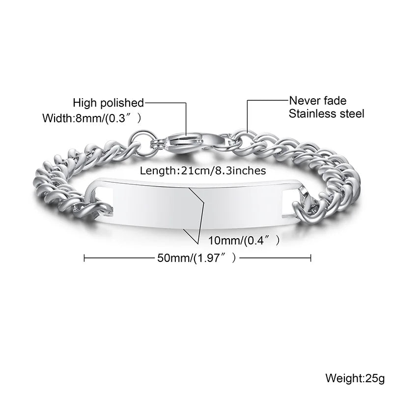PENDRA Plate Tag Bracelet