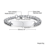 PENDRA Plate Tag Bracelet