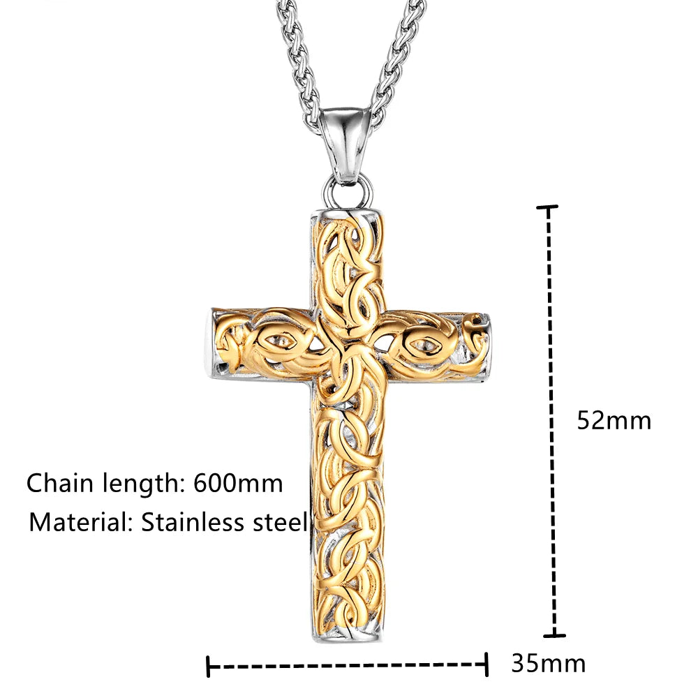 PENDRA Cross Gold Necklace