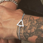 PENDRA Geometric Triangle Bracelet