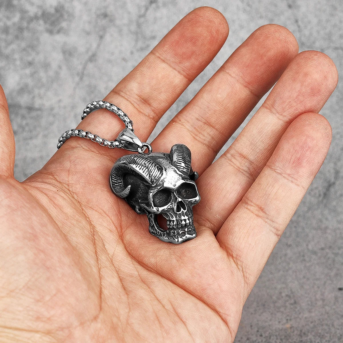 PENDRA Xanmire Skull Motif Necklace