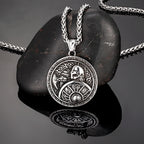PENDRA Warrior Helmet Gold Necklace