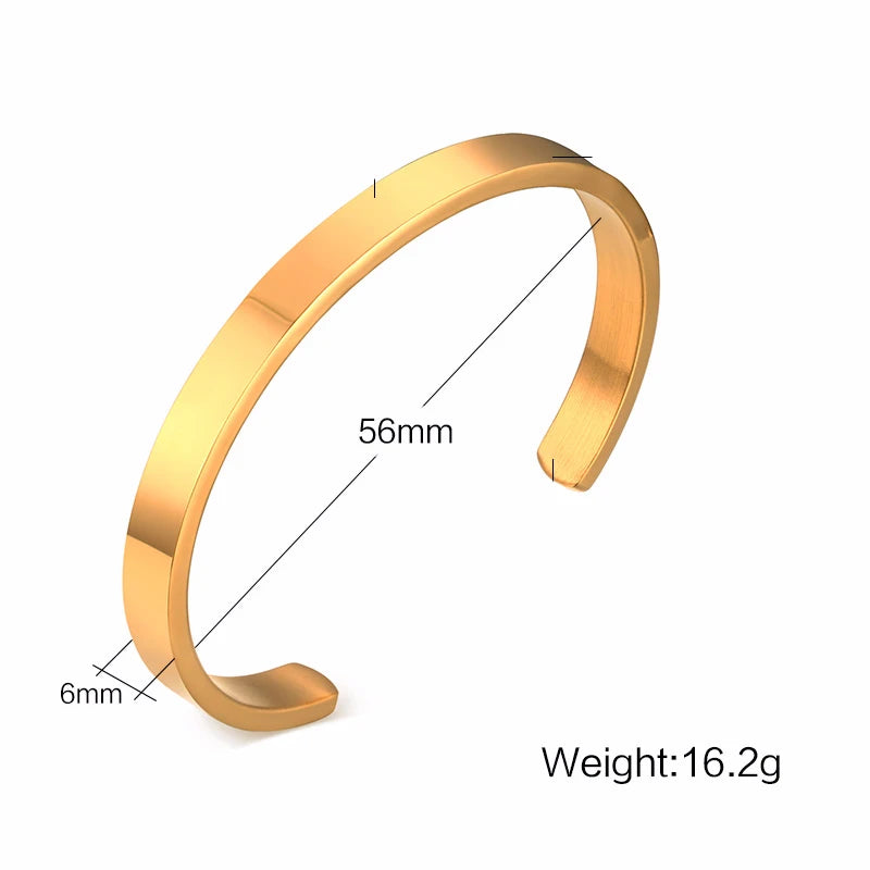 Bangle Bracelet Men, Cuff Bracelets, Stainless Steel Bracelet, Dainty Brazalets, Minimalist Bracelet Jewelry, Cuffs Bangles
