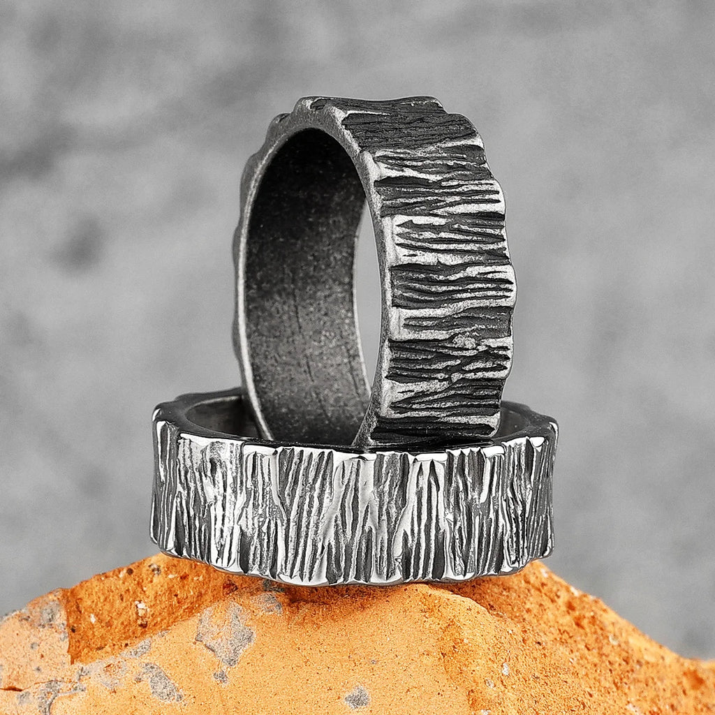 PENDRA Tire Boyfriend Biker Steel Ring