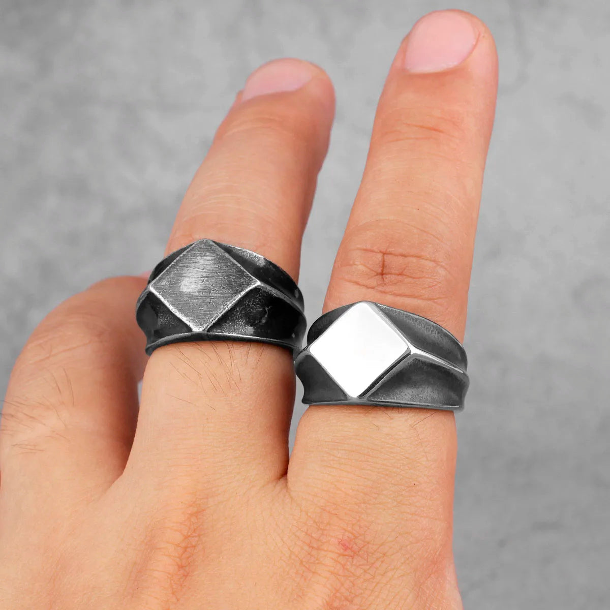 PENDRA Polygon Trend Punk Ring