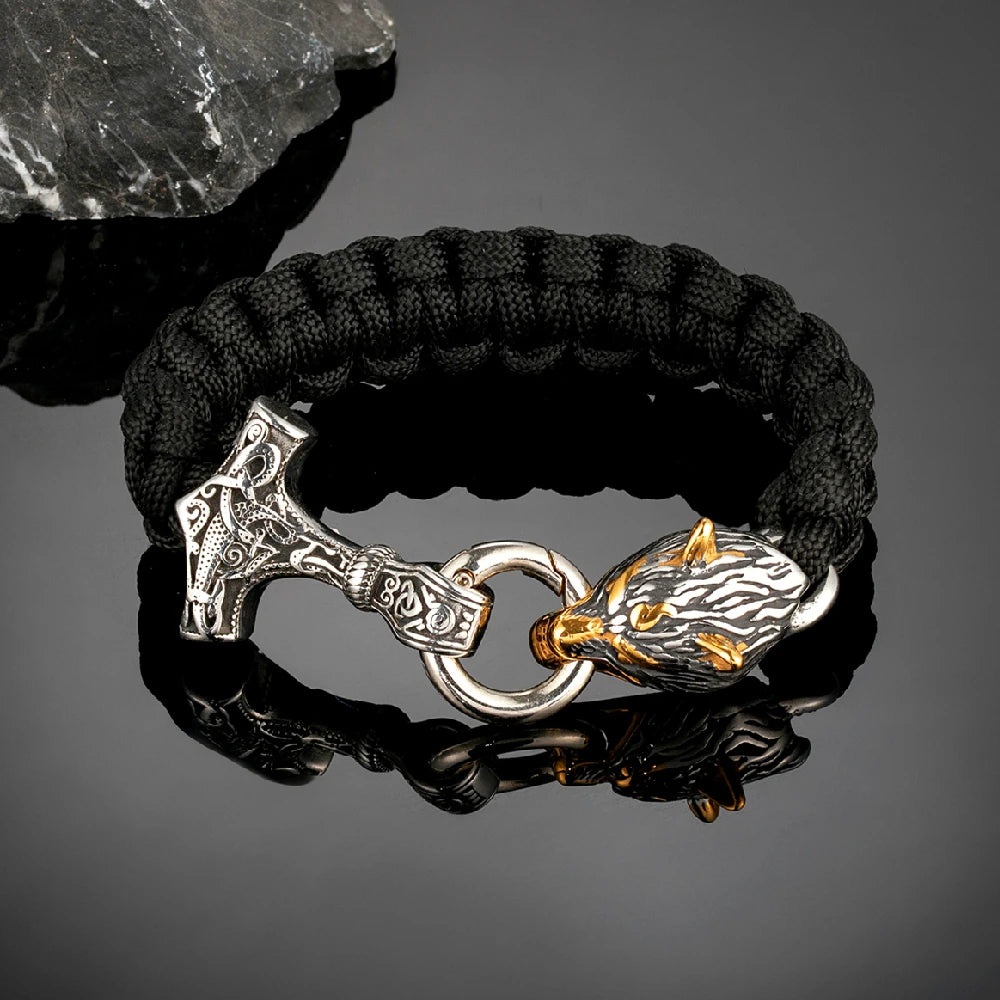 PENDRA Wolf Classic Hammer Bracelet