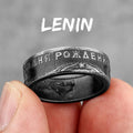 PENDRA Commemorate Lenin Boyfriend Steel Ring