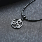 PENDRA Triskelion Spiral Triskele Pendant Necklace