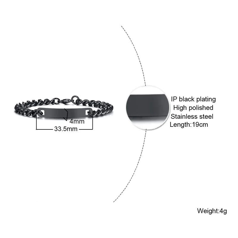 PENDRA Plate Tag Bracelet
