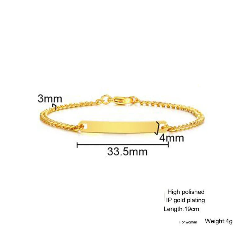 PENDRA Plate Tag Bracelet