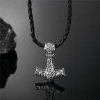 PENDRA Rune Norse Hammer Necklace