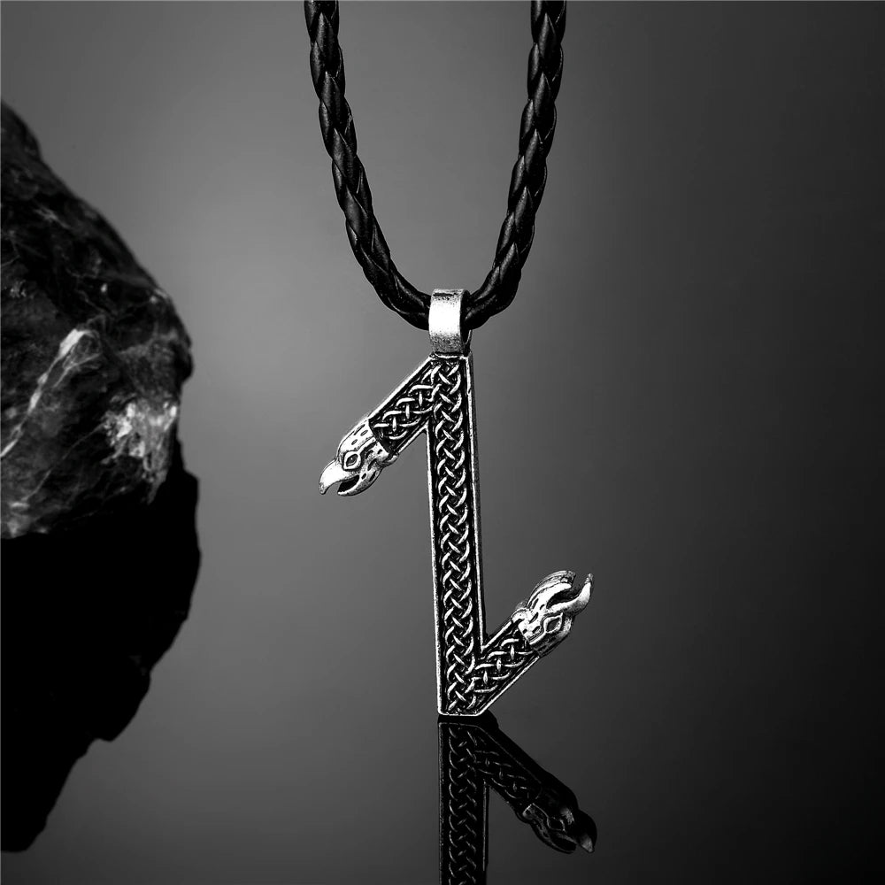 PENDRA Leather Norse Necklace