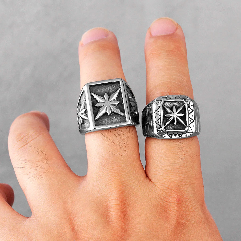 PENDRA Polaris Star Flower Ring