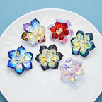 PENDRA Prism 14-Color Shining Glass Flower Brooch
