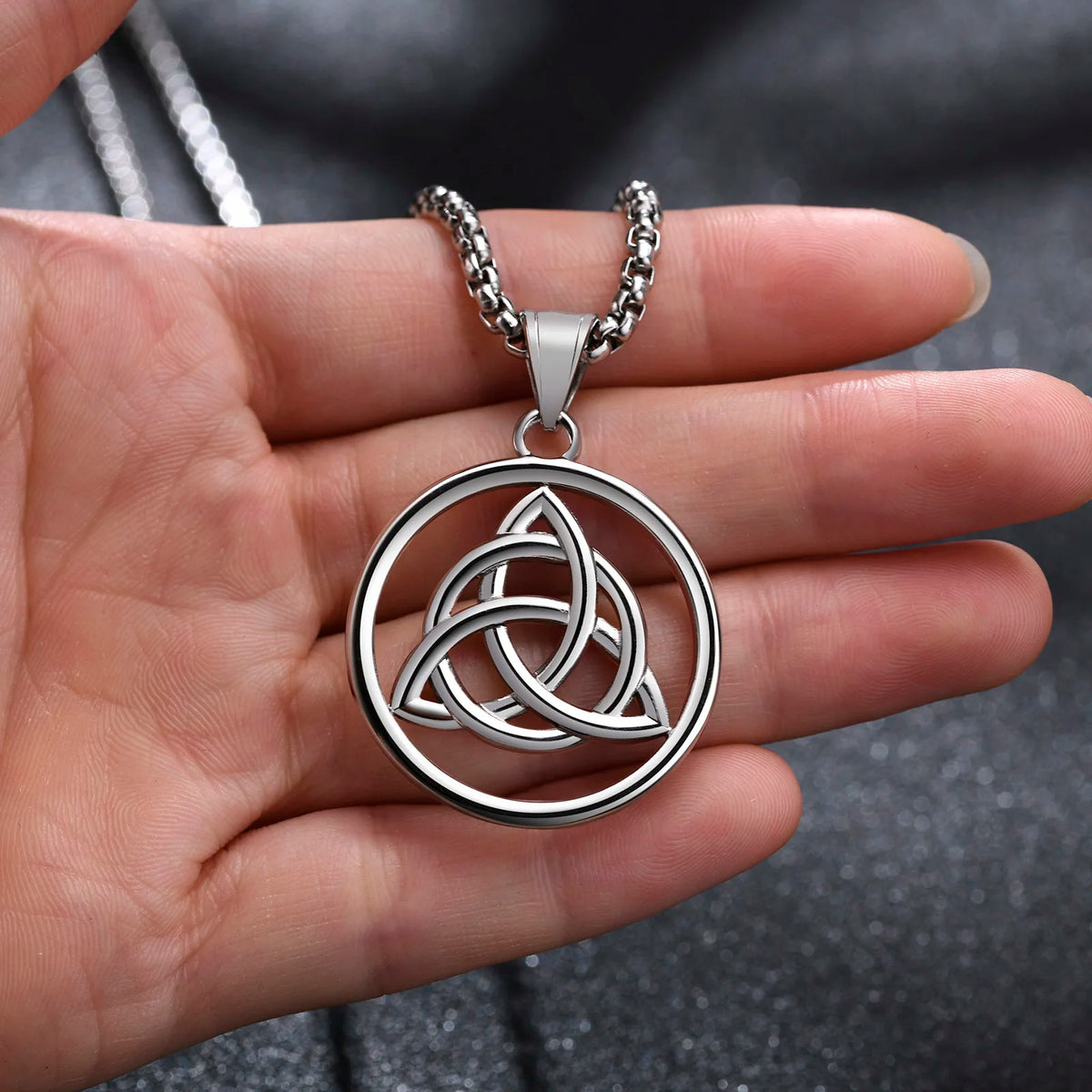 Viking Mjolnir Necklace,Thor's Hammer Pendant, Stainless Steel Viking Necklace,Viking Jewelry, Strength Amulet, Norse Mythology