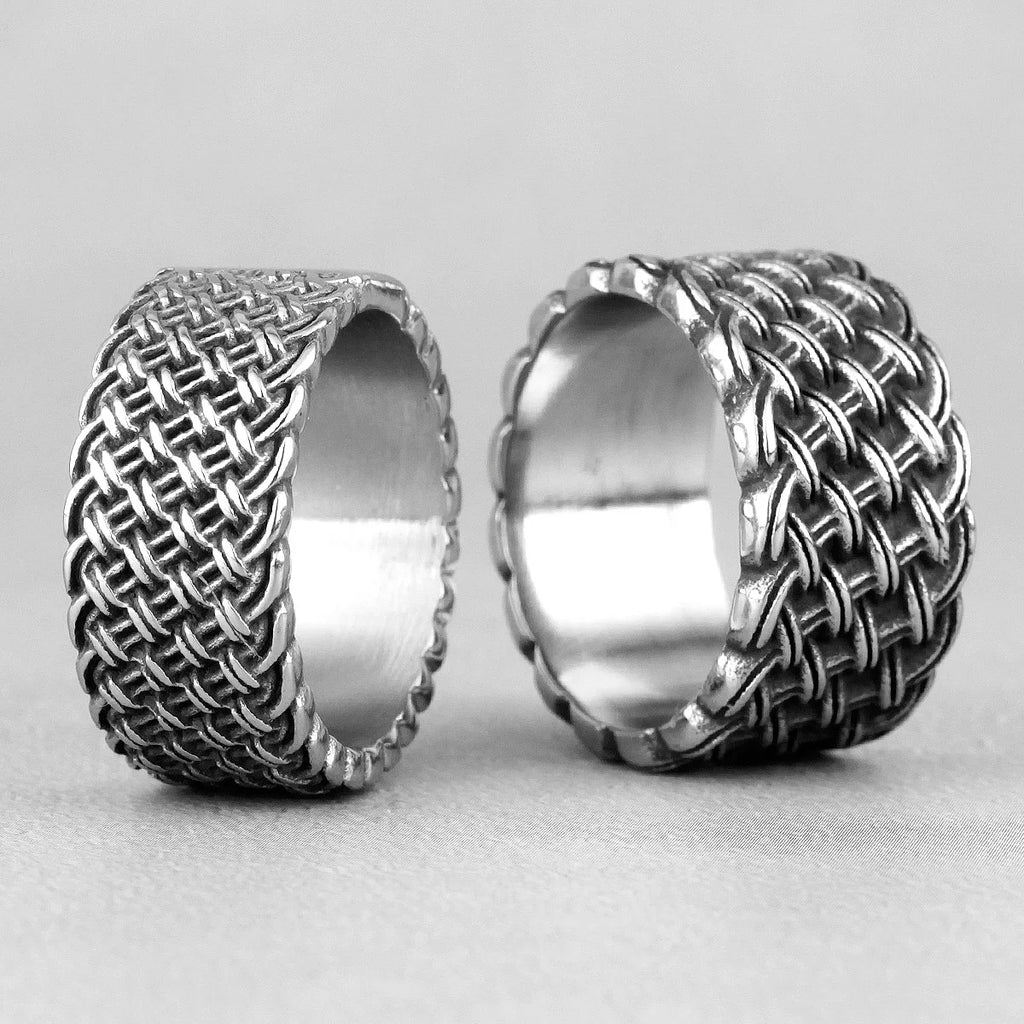 PENDRA Love Interweaving Weave Steel Ring