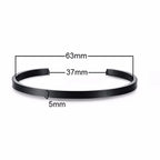 Bangle Bracelet Men, Cuff Bracelets, Stainless Steel Bracelet, Dainty Brazalets, Minimalist Bracelet Jewelry, Cuffs Bangles