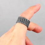 PENDRA Love Interweaving Weave Steel Ring