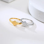 PENDRA Hall's Lotus Elegant Steel Ring
