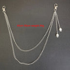 PENDRA Moonstar Rivet Waist Chain Keychain