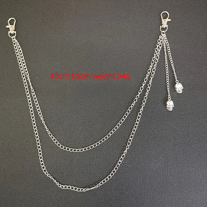 PENDRA Moonstar Rivet Waist Chain Keychain