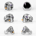 PENDRA Smoker Soldier Skull Steel Ring