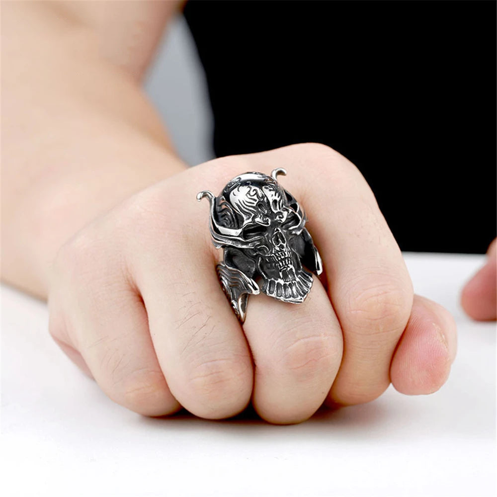 PENDRA Warrior Helmet Vintage Ring